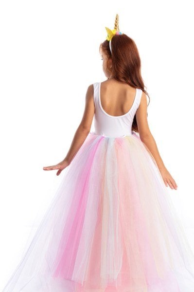 Unicorn Elbise Rita Pembe Flw