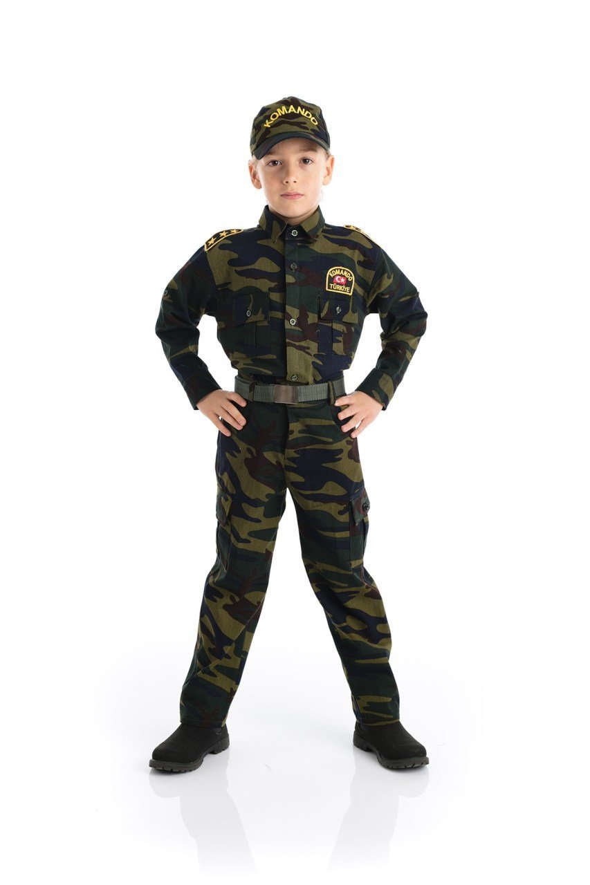 Komando Kostümü Kamuflaj