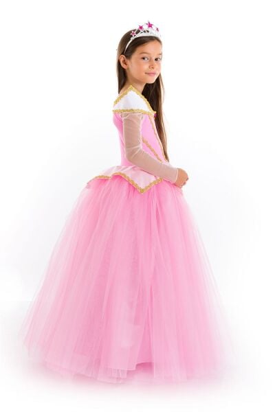 Uyuyan Güzel Kostümü Pembe - 7-8 yaş