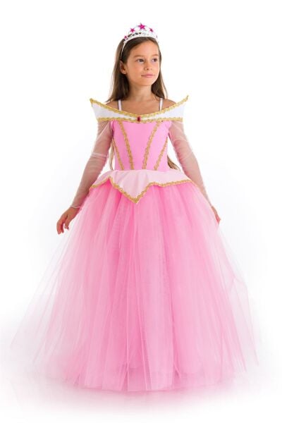 Uyuyan Güzel Kostümü Pembe - 7-8 yaş